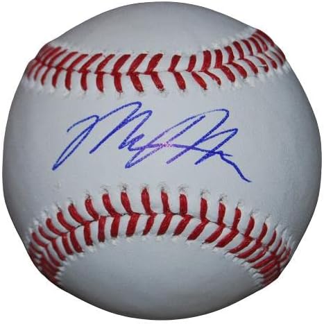 Подпис на МАТ МАКЛЕЙНА (СИНСИНАТИ РЕДС) е най-Добрата перспектива OML baseball JSA COA AH95666 - Бейзболни Топки с Автографи