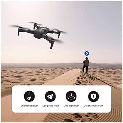 Безпилотни летателни апарати K80 PRO с GPS, оборудвани с двойна HD-камера 5G 8K, Професионален Сгъваем Квадрокоптер с бесщеточным двигател (Цвят: 01, 2 батерии camera2)