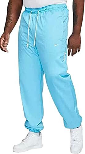 Мъжки баскетболни Изолирана панталони Найк Therma-FIT Standard, светло син цвят