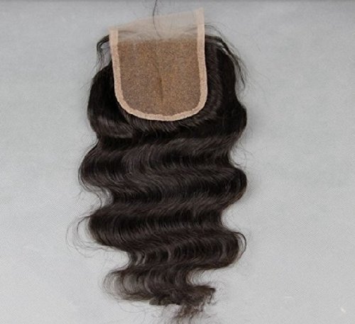 3 Част 44 Лейси предната горната закопчалка 12 Китайски дева коса Remy Обемна вълна естествен цвят може да се боядисва