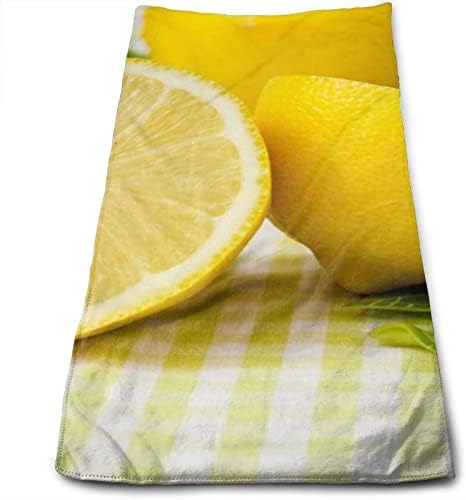 Жълто Лимон Кърпа, Кърпа от Микрофибър Гостевое Кърпа за Декорация за Дома за Баня и Кърпа на една Ръка разстояние