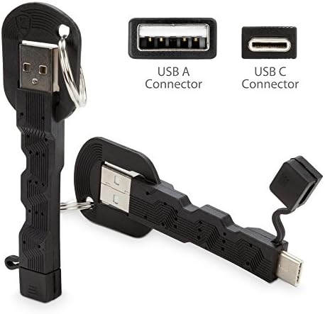 Кабел BoxWave, който е съвместим с таблетен Headwolf FPad1 (8 инча) (кабел от BoxWave) - Зарядно устройство за ключодържател