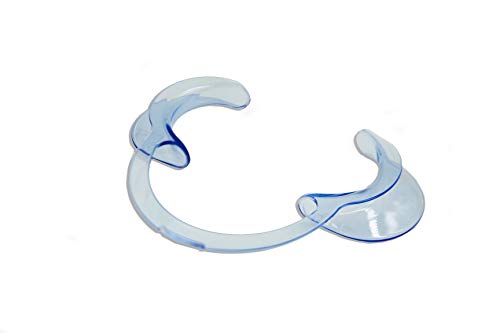 Global Whitening Clear Blue C-Образна дентална ретрактор за бузите Отваряне на устата за избелване на зъби, почистване