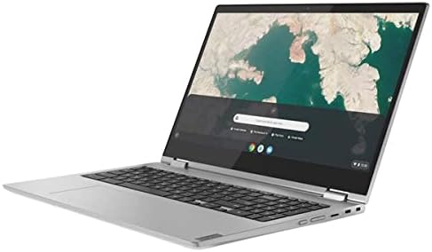 Лаптоп Lenovo Chromebook C340-15 сензорен екран 15,6 Full HD 2 в 1, Intel Core i3-8130U 2.2 Ghz, 4 GB оперативна памет, 32 GB eMMC, Chrome OS, минерально-сив