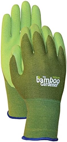 Мъжки градински ръкавици Белингам Bamboo Gardener, импрегнирана за ръце Зелени M 1 Чифт