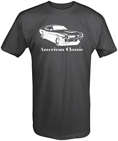 Американската Класическа тениска AMC Копието на 1970-те години AMX Muscle Car