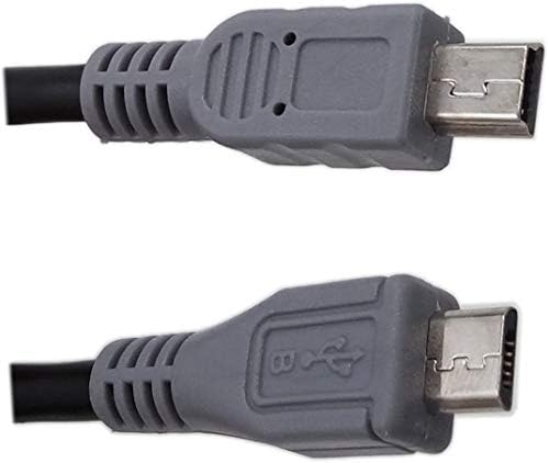 Кабел CERRXIAN USB OTG - черно, OTG кабел Micro USB Male-Mini Male (черен) (1 м)