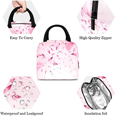 Дамски Чанта за обяд GUEROTKR, Кутия за обяд за мъже, Дамски Кутия за Обяд, художествен модел под формата на розовите