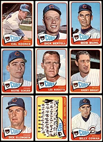 1965 Набор от команди Topps Chicago Cubs Chicago Cubs (Комплект) VG+ Cubs