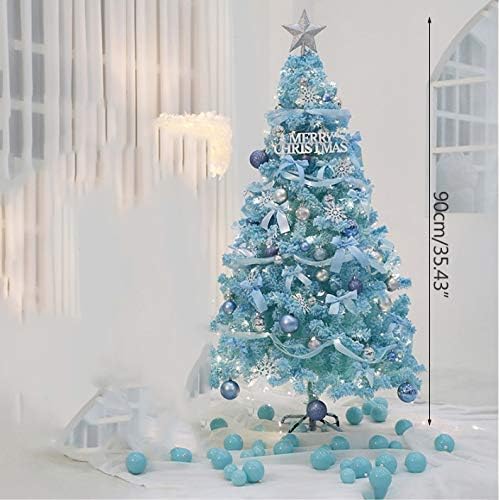UXZDX Синьо Набор от Изкуствени Коледни Елхи Аксесоари За Декорация на Дома Коледна Украса за Дома Фигурка Дърво Декор