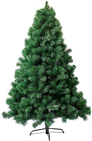 Изкуствена Коледна елха ZPEE от PVC, Коледна украса с Метална стойка, Лесно Монтируемая Навесная Гола коледна Елха