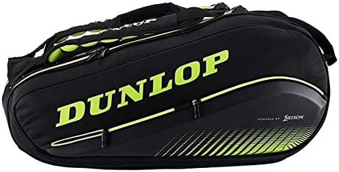 Термосумка за тенис на маса Dunlop Sports SX Performance с 12 ракетками, Черно / Жълто