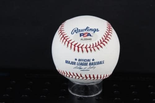 Автограф Ърни Бэнкса (MVP NL) в бейзбола Auto PSA/DNA AL88440 - Бейзболни топки с автографи