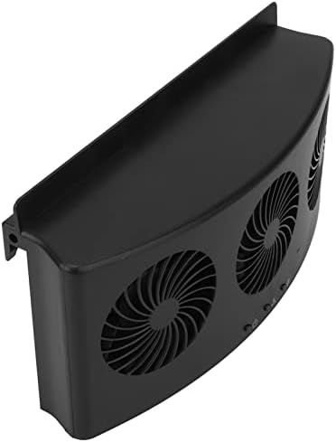 Авто Вентилатор Okuyonic, Безшумен Вентилатор автомобилни Радиатори, захранвани от USB, 2 Нива 4000 об/ мин, 3 Вентилатора за всички автомобили (черен)