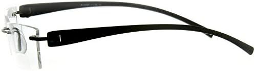 American Woman DX Тънки Бифокални очила за четене без рамки, за стилни жени (черно + 2,50)
