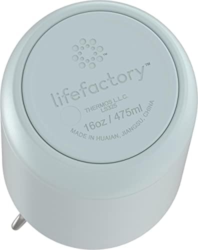 Спортна бутилка Lifefactory 20 Грама от Неръждаема Стомана с Вакуумна изолация, Мента
