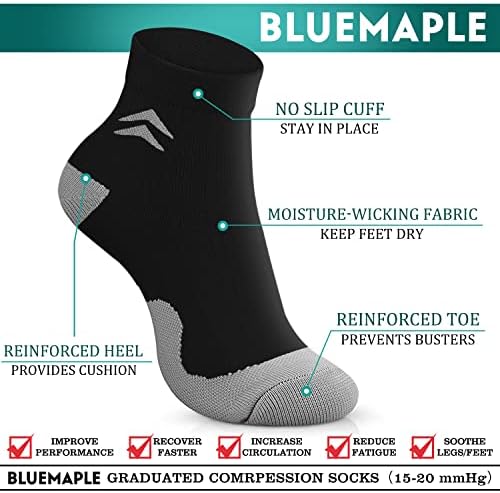Компресия чорапи за мъже и жени За циркулацията на кръвта-Чорапи при Подошвенном фасциите Глезена за подпомагане на спортни