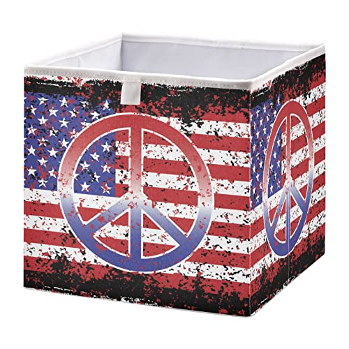 Кутия за съхранение на кубчета със символ в света на Американското, Сгъваеми кутии за съхранение, Водоустойчив кош