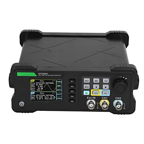 Измерване на честотата на Функционален генератор, Генератор на сигнали AC100‑240V 0-359.9° Регулира за електронни проекти (штепсельная щепсел САЩ)