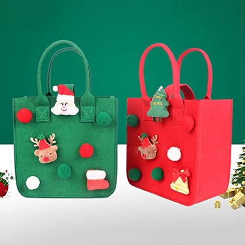Kokiya 2X Коледна чанта на Дядо Коледа, торбички за предложения, чанта за парти