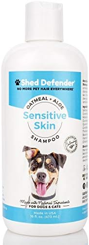 Шампоан за кучета Изяждам Defender Sensitive Skin - Препоръчително е ветеринарен лекар, Овесени ядки на натурална растителна основа, алое и витамин е За суха, Сърбеж по кожата,