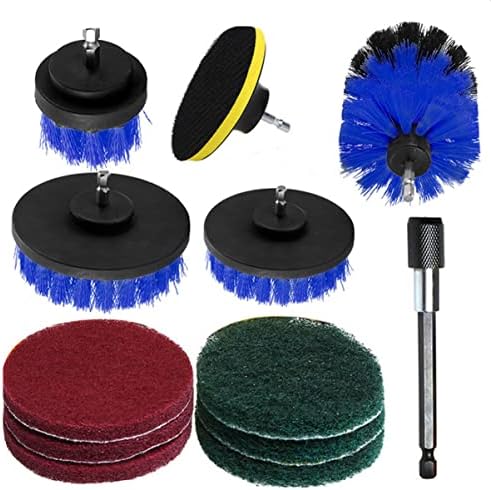 Alipis Комплект Накладки За поставяне на плочки Extend Home Cleaning Мрамор Авто Скрубер Blue Power Scrub