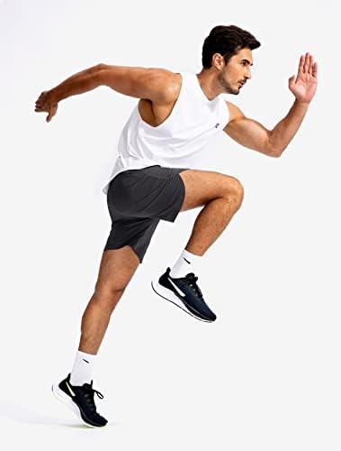 Мъжки Спортни Шорти за Бягане Pudolla 7, Шорти за тренировки във фитнеса, Мъжки Леки Спортни Шорти за Тренировки