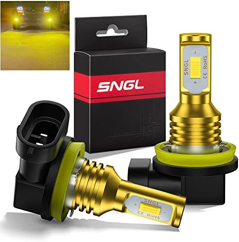 SNGL H11 H8 H16 Led Противотуманная Лампа жълт цвят 3000 До Изключително Ярка Висока Мощност H8 H8LL H11LL H16 Led Лампи за