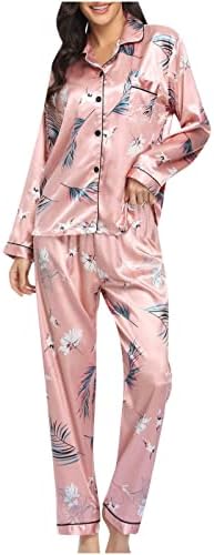 Conjunto de Pijama de pantalón de Manga Larga para Mujer Home 2 Suit V8