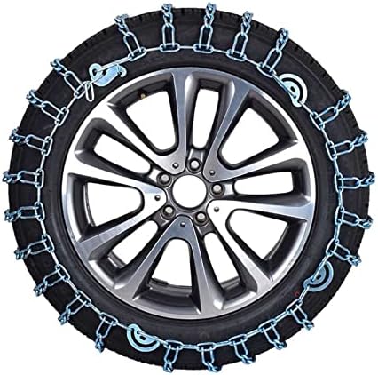 Вериги за сняг за гуми Универсална Дърпане верига за гуми, Комплект от 2 Универсални Регулируеми Преносими Аварийни