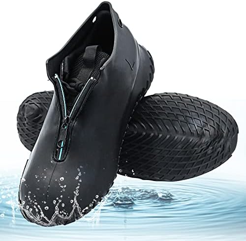 Силиконов калъф за обувки, Непромокаеми, за Многократна употреба Калъфи за обувки с цип, Нескользящие, от дъжда, преди