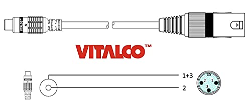 Адаптер VITALCO XLR от щепсела към RCA 3-ПИНОВ Микрофон към гнездовому кабел RCA