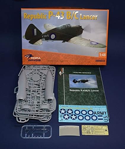 Крилата на Дора 48034-1/48 - Republic P-43 Lancer, колекция от мащабни модели за разузнаване