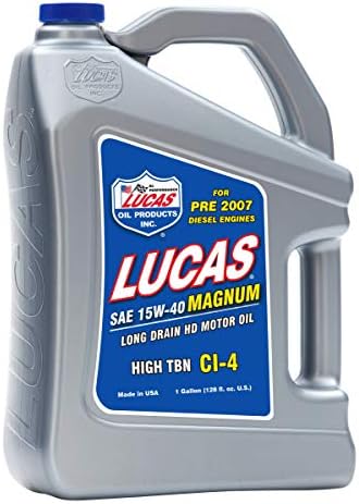 Масло Лукас 10076 SAE 15W-40 Magnum High TBN CI-4 Oil - 1 Галон