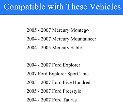 ZZCSZ FC1058 Газова делото 6L2Z-9030-F Замяна капачка на резервоара, която е Съвместима с 2004-2007 Ford Explorer Explorer Sport Trac, Five Hundred, Freestyle, Taurus | 2004-2007 Mercury Montego, Планинар, Sable