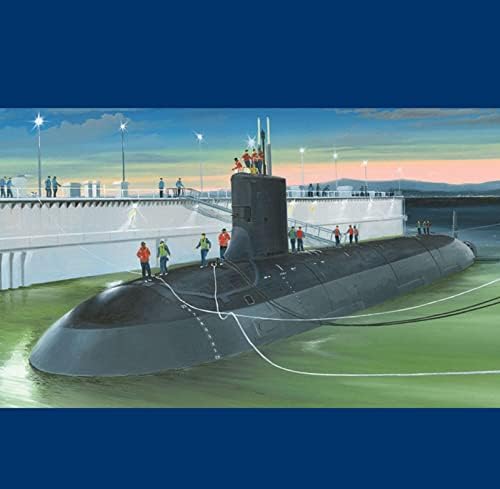 Комплекти пластмасови модели подводница FMOCHANGMDP 3D Пъзели, Модел USS Virginia SSN-774 в мащаб 1/350, Играчки за възрастни и подарък, 13 инча