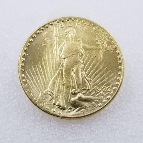 Kocreat Копие от 1932 Double Eagle Liberty Златна Монета от Двадесет Долара-Сувенирни Монети на САЩ Лъки Coin Колекция