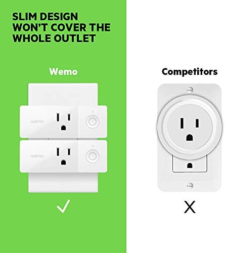 Wemo Mini Smart Plug, 5 бр. в пакет (certified възстановени)