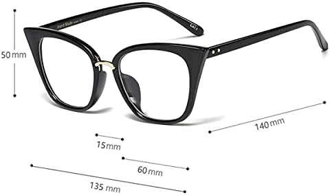 ZUVGEES 2 Опаковки Женски Хубави Големи Очила за четене с Кошачьим Око, Нападение от Синя Светлина, Компютърни Ридеры