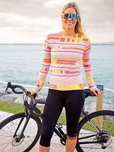 Велосипеден топ Terry Soleil с дълъг ръкав - Дамски Солнцезащитная Риза UPF 50 + За Колоезденето / Активен начин на Живот -