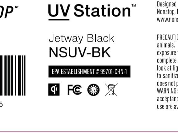 Безостановочная UV-станция: UV-дезинфектант за телефон с безжична система за Чи и две USB-изходи за зареждане. Лабораторни