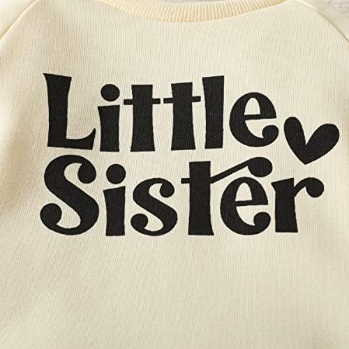 FIOMVA/ Свитшот с яка-поставка за малки момичета и Сестри, Риза с дълги ръкави за Големи и Малки Сестри, Пуловер,
