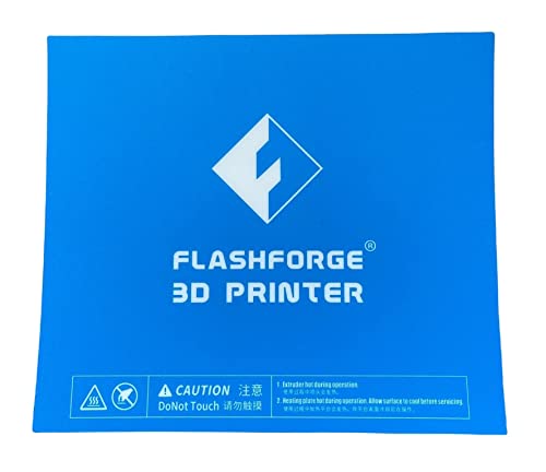 Син Стикер с подгряване за сглобяване на 3D принтер Flashforge Guider II 2S IIS 305x265 мм (3)