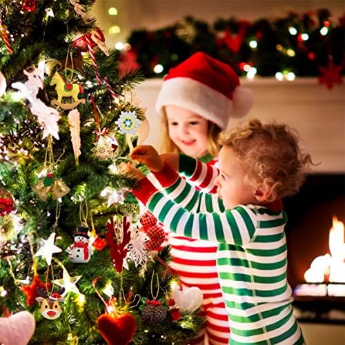 jojofuny Коледен Адвент-Календар 24 Разнообразни Миниатюрни Коледни Фигури От Смола, Изненади, Декорация За Коледната