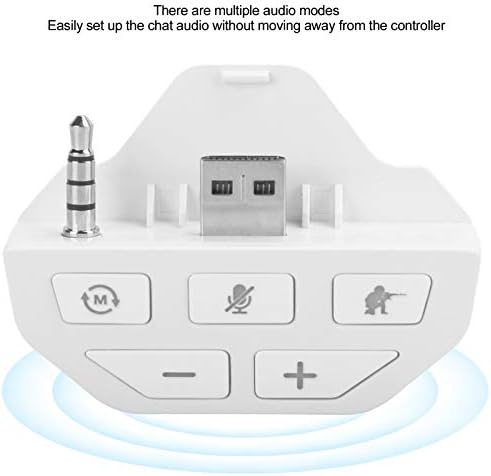 Адаптер за слушалки Геймпада, Удобен Мм Порт ABS за Xbox One