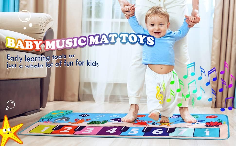 Alijees Детски Играчки, Подаръци Подложка за пиано - Играчки за деца на възраст 1 2 3 4 5 години, Бебешки играчки