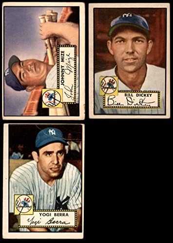 1952 Топпс в екипа на сет от Ню Йорк Янкис без кожуха на Ню Йорк Янкис (сет) GD + Янкис
