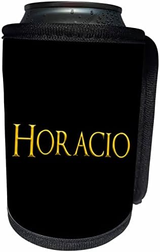 3дРоуз Хорацио най-популярното име за момче в Америка. Свети жълт цвят. - Опаковки за бутилки-охладители