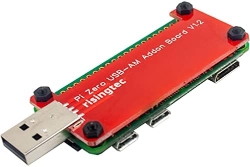 risingsaplings USB Type A Штекерный Конектор Dongle Разширяване Breakout Board Модул Комплект за Raspberry Pi Zero/W