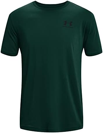 Мъжки t-shirt спортен стил на Under Armour с къс ръкав на лявата страна на гърдите